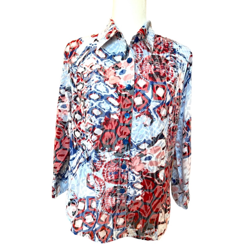 Draper's & Damon Button Up Blouse M